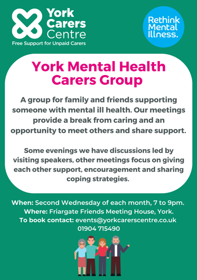 York Mental Health Carers Group Flyer